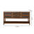 American solid wood open kitchen island