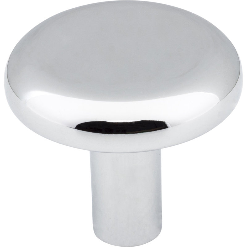Seaver 1 1/4" Diameter Mushroom Knob, Polished Chrome