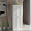 Armoire de rangement de 69 po de hauteur avec tablettes de rangement mobiles et armoire garde-manger moderne avec portes