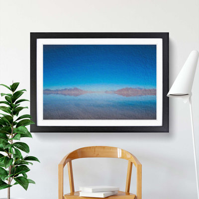 The Great Salt Lake in Utah - Picture Frame Painting Print