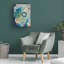 Art mural sur toile tendue - «Crab Island» par Amy Tieman pour décoration de salon, de chambre à coucher ou de bureau - 18 x 24