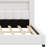 Upholstered Bed Frame with LED Lighting and USB Ports-1208980919-1208980916
