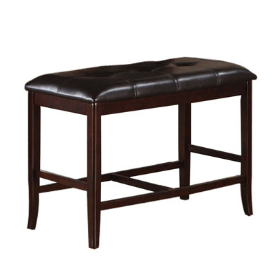 Cannella Faux Leather Upholstered Bench