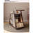 Multi Function Rubberwood Rolling Side Utility Cart