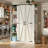 Storage Cabinet For Brooms And Mops, Wooden Broom Closet Organizer For Ironing Board, Vacuum Cleaners, 63" H Tall Utility Cabinet With Hanging Rod And Broom Holder For Laundry Room, Home Office