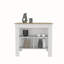 Îlot de cuisine polyvalent avec tablettes spacieuses et design élégant pour les délices culinaires
