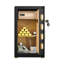 Coffre-fort personnel pour la maison avec serrure numérique, système d'alerte intelligent, tablette amovible, ordinateurs portables extra-larges, bijoux et documents A4, métal, revêtement anti-rayures, clavier ergonomique, vol d'éclairage à DEL