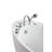 67'' x 29.5'' Whirlpool Plastic / Acrylic Bathtub with Faucet
