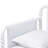 Baxton Studio Lucera Bobbin Daybed - Wooden Bed Frame With Turned Spindle Detailing, Classic Style Sofa Bed For Bedroom Or Guest Room, Twin, White-118031778
