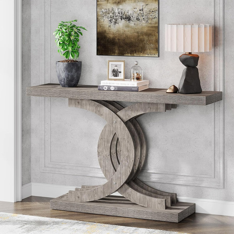 39.37'' Console Table, Grey