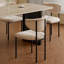 Pupitre beige avec pieds en métal noir-1493487203