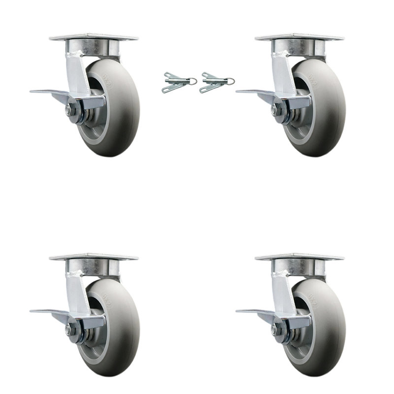 Roulettes en plastique Kingpinless