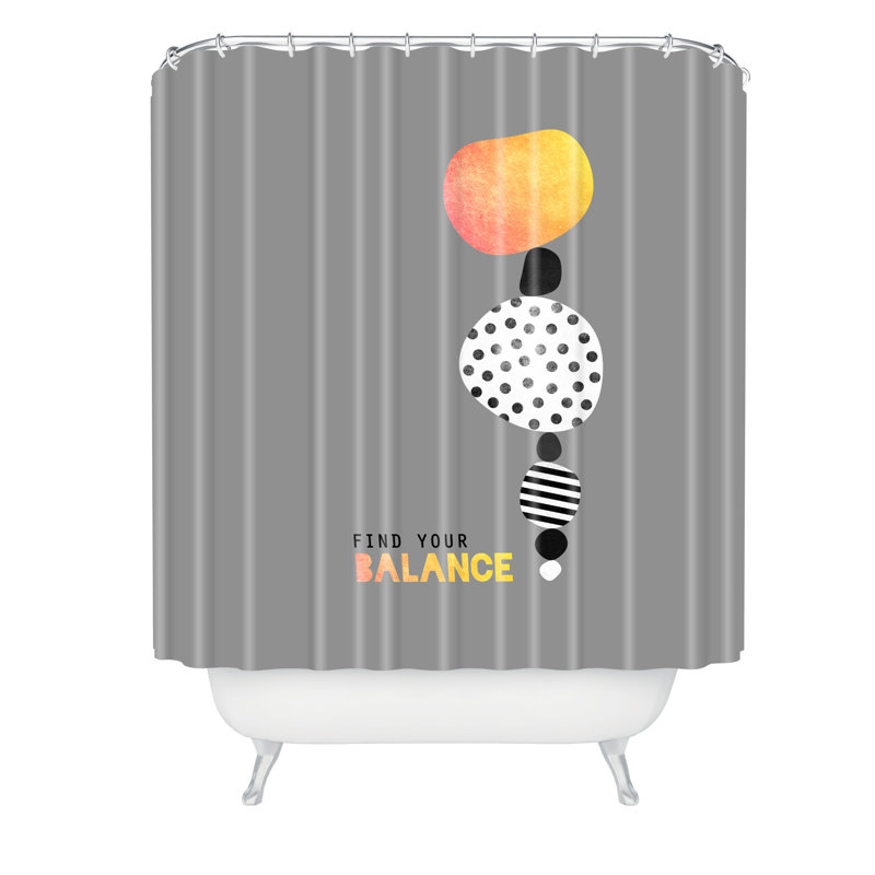 Elisabeth Fredriksson Balance Single Shower Curtain