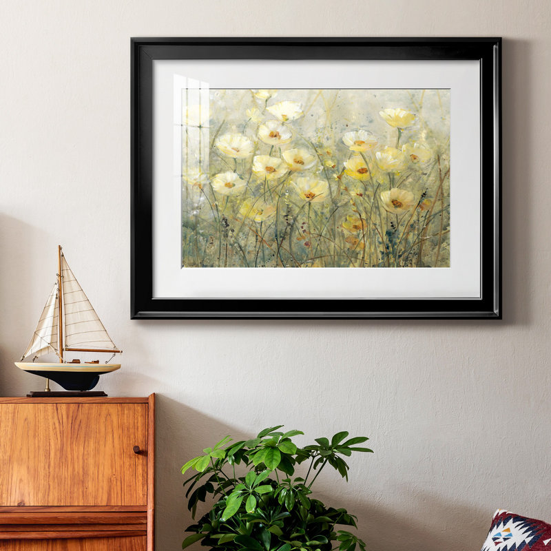 «Summer in Bloom I», reproduction encadrée de qualité supérieure - prête à être accrochée, H 30,5 po x l 42,5 po x P 1 po