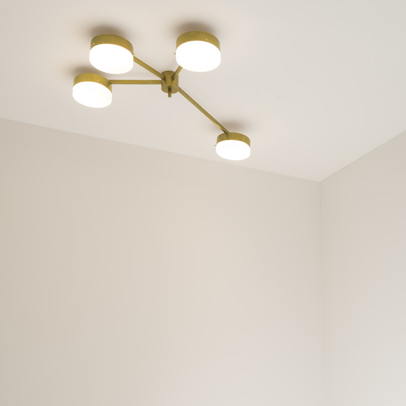 Plafonnier encastré linéaire moderne à DEL de 49 po CELESTE INCANDescence