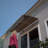 Series Door Window Awning Canopy Made Of  0.137 Inch Thick Crystal Solid Polycarbonate Sheet And Aluminum Alloy With Valance In Size Of 59" Wide X 34" Deep For Wooden Wall House-114653918-114653916