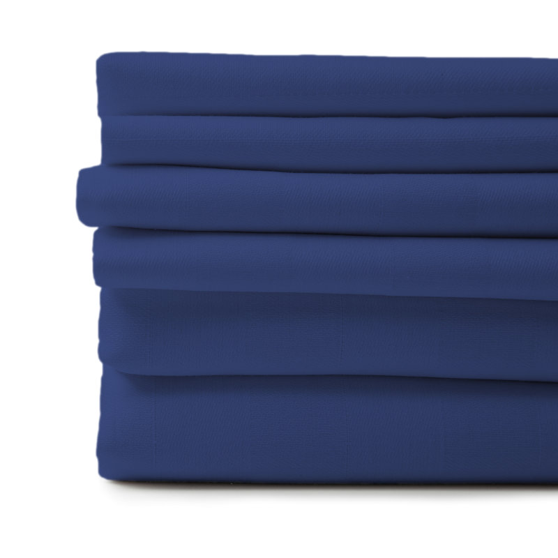 Ensemble de draps en micro-fibre, Très grand, Bleu royal