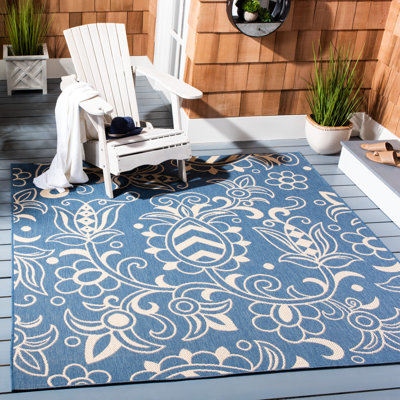 Arthus Performance Floral Indoor/Outdoor Area Rug