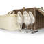 Wicker Lidded 4 Person Fitted Picnic Hamper