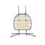 Chaise suspendue en rotin pour 2 personnes-50298352