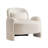 37.2" Oversized Modern Linen Upholstered Accent Chair-573946325
