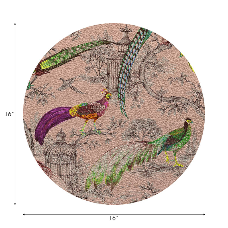 Sauvage 16'' Vinyl Placemat, Savannah