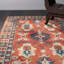 Adrien Oriental Handmade Tufted Wool Red/Beige/Blue Area Rug-1782419975