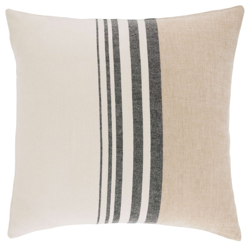 Linen Chenille Stripe Sham, Euro