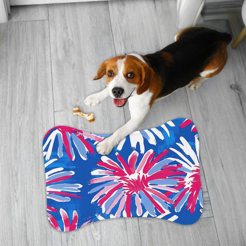 Chic Bursts - Tapis d'alimentation en os 1 pièce, 14"
