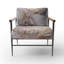 Rose Feather Boho Majesty I - Fauteuil rembourré Glam, fauteuil d'appoint Feather Glam-112889368