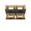 Rift White Oak Double Drawer Bath Vanity-1245886822-1245886844-1246454336