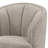 Glynes Upholstered Channel Back Curved Chair Beige-666693634