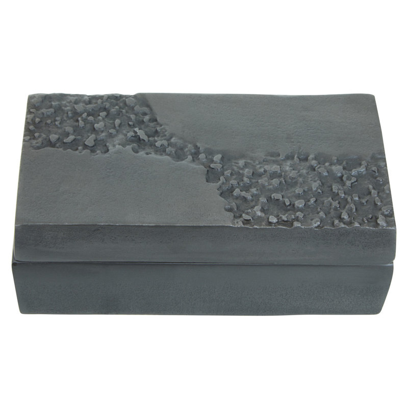 Azilyn Aluminium Decorative Box, Grey