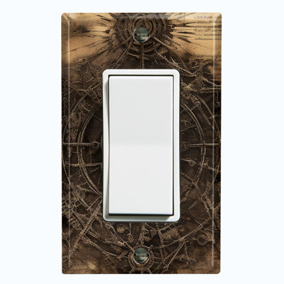 Plaque murale standard Skull Map Voyage Nature