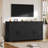 61.02" Large Buffet Cabinet with 4 Doors and 3 Drawers, Farmhouse Buffet Sideboard Cabinet with Storage, Coffee Bar Wine Bar for Living Room-1997622732-1994257058