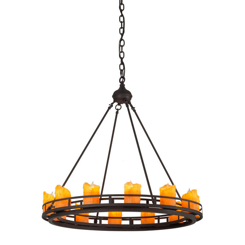 Rustic Lodge 12 - Light Chandelier