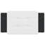 Coussin de tête de lit vidaXL en similicuir noir et blanc de 39,4 po de largeur-1070938912-1035415946