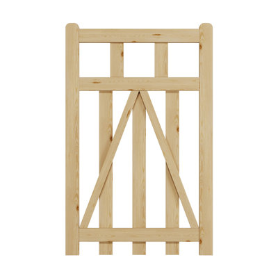 Chesnut Gate Fencing with 1 Panel(s) Included
