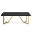 Table basse Ocella, table basse, table de salon avec plateau en bois