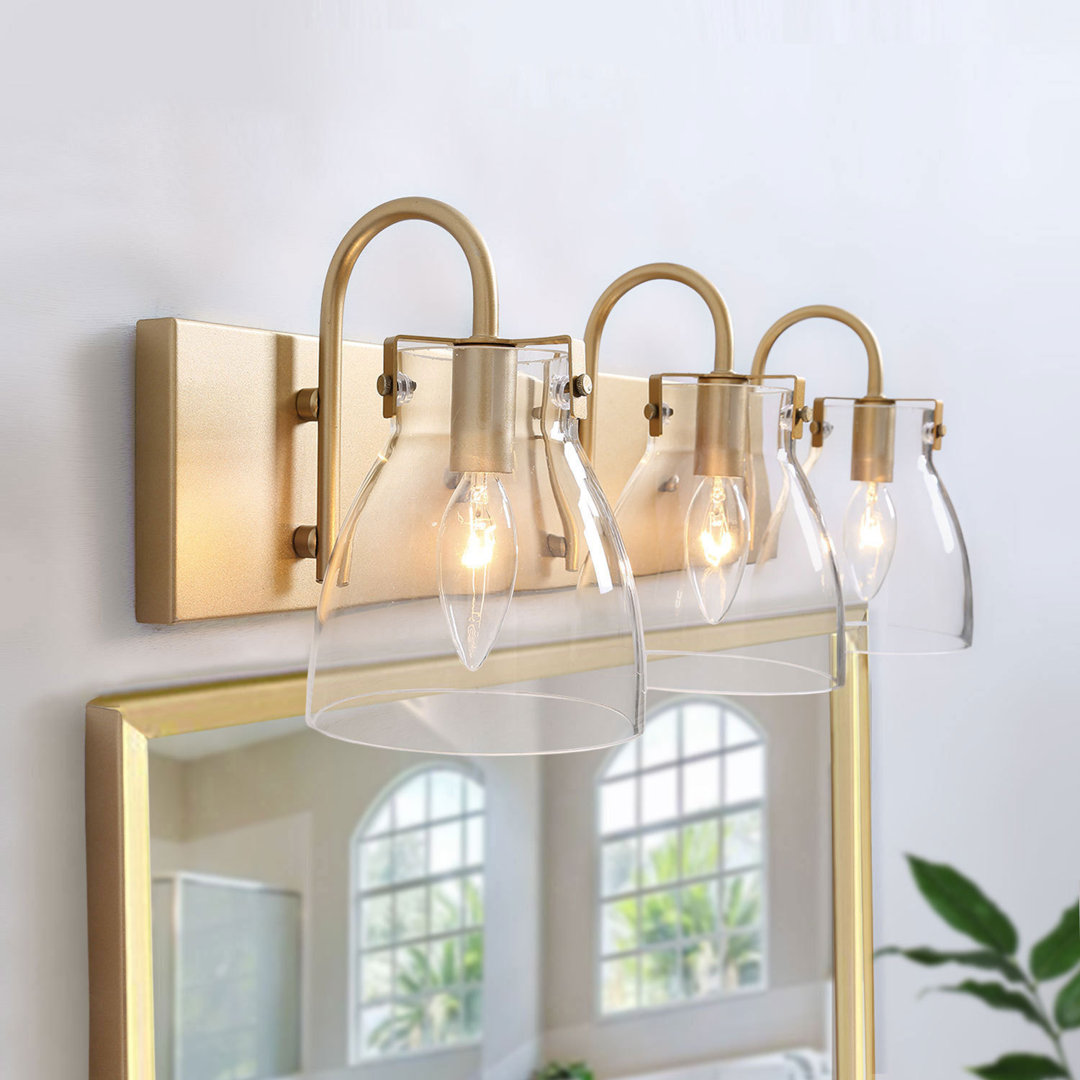 Beesley Dimmable Gold Vanity Light Beachcrest Home™ Number of 