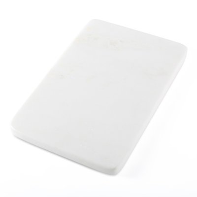 Natural Namib Bianco Marble Cutting Board, 12*8in