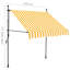 Dakota Fields Fabric Cover Retractable Patio Awning-1554413782