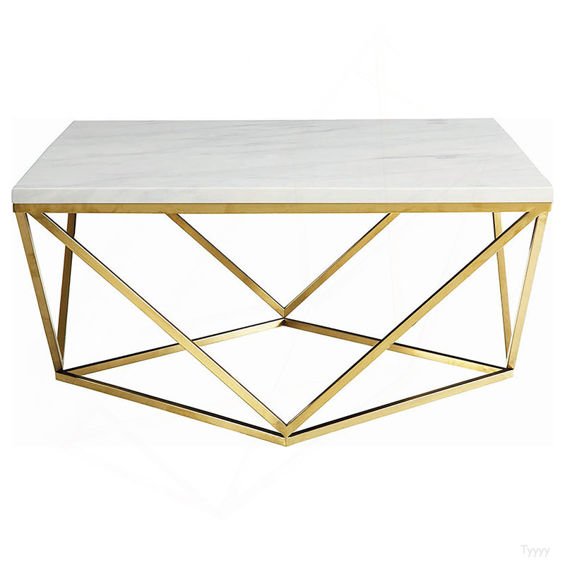 Table basse avec pieds en métal Orion