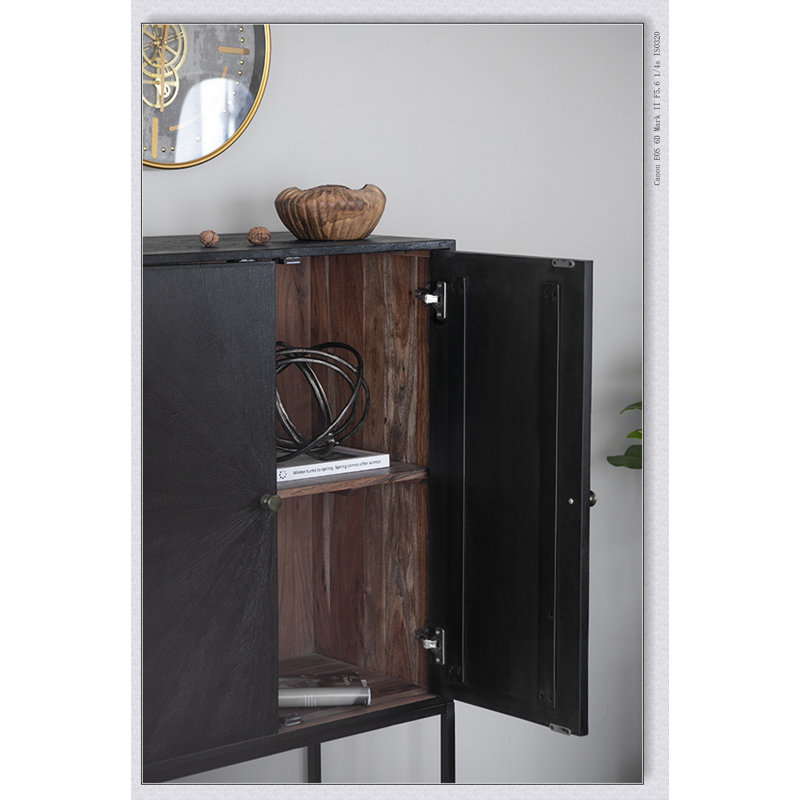 Armoire 31,5 x 16,5 x 60 po, noir