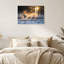 Art mural sur toile Gallery Wrap pour le salon, la chambre à coucher, le bureau ou le vestibule - décoration murale décorative avec grues d'hiver-130606597-130606601