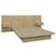 Lit plateforme avec tête de lit et tables de chevet Katsuki (2) - Assemblage facile, aucun sommier requis-98742446-112681192