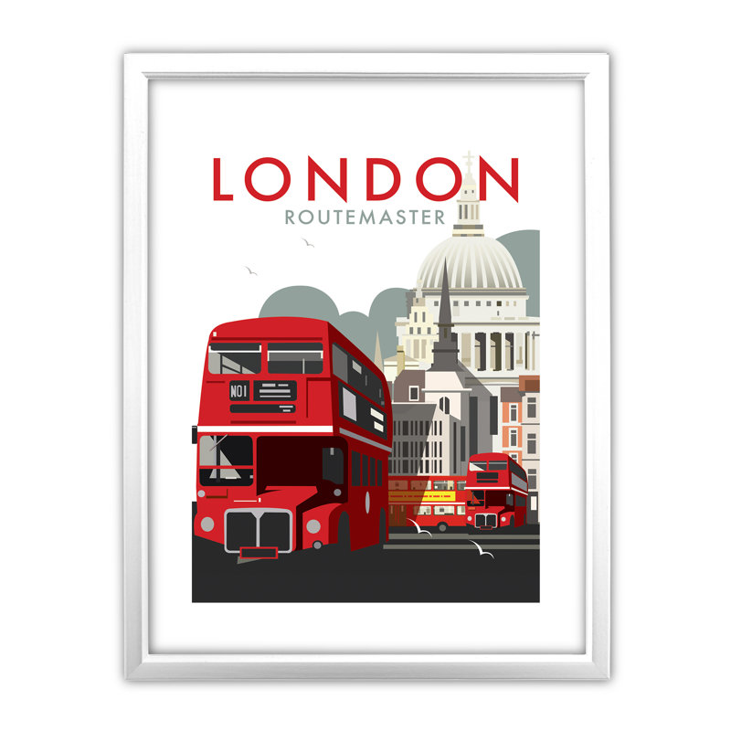 Dave Thompson - Single Picture Frame Print, White