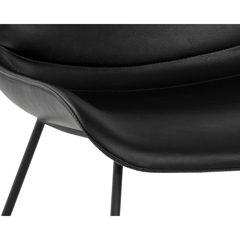 Ayleen Upholstered Dining Chair, Black