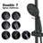 7-Spray Dual Shower System with Handheld Shower Head-119150976