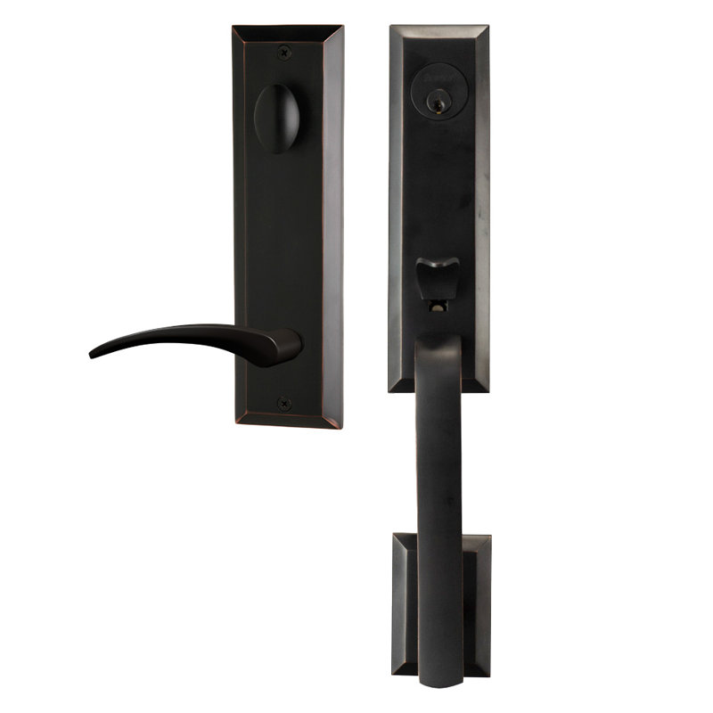 Bravura 971-937 Active Austin Handleset with Tybee Lever in Satin Nickel - L, Oil Rubbed Bronze, Left